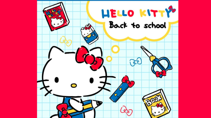 HELLO KITTY TE ACOMPAÑA EN ESTE NUEVO REGRESO A CLASES