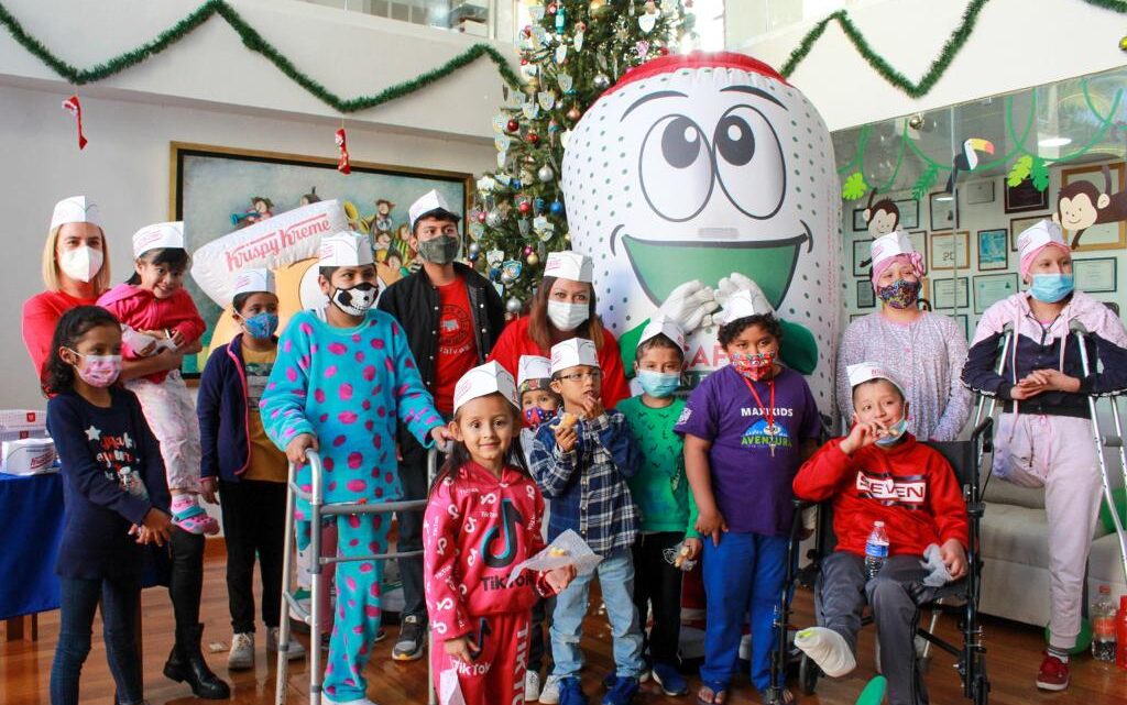 Krispy Kreme conmemora el Día Internacional del Cáncer Infantil obsequiando Acts of Joy a la Asociación Mexicana de Ayuda a Niños con Cáncer (AMANC)