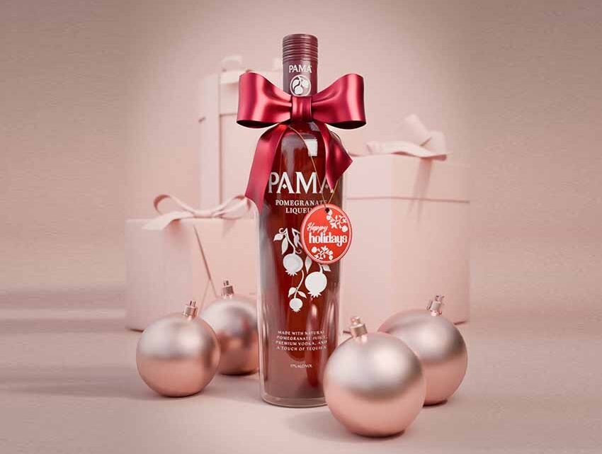 Brinda en rojo y azul